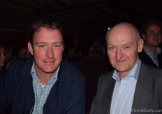 Ron Letcher of De Ruiter and Shaun Vandoros of Express Flowers.