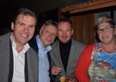 Walter Bierendse of Qualisia, Loui Hooyman of Odie Farms, Mars Elfferich of Efferich commodities and Paulina Hoogman.