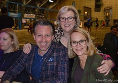 Pascal Koeleman of 2Design, Eva Olbrich and Matina Buttack of Messe Frankfurt.