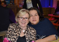 Eva Olbrich of Messe Frankfurt with Elena Zarubina of Flowers Expo Moscow.