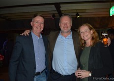 Paulo Kortstee of Unica Flowers, Bob Ijpelaar of Van Vliet and Silvia van den Aardweg of Tica.