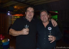 Marco Burgers of De Ruiter with Peter Vrouwen of Hoven en de Mooij.