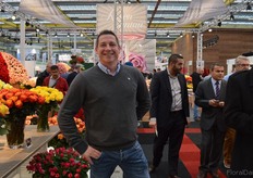 Mark Schermer, who presentsDutch cyclamen breeding company Varinova in the USA, was also visiting the show.