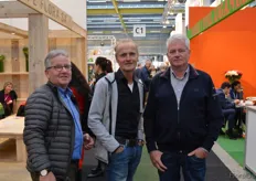 Frans Ederveen, Johan Mast and Rene van Staalduinen of Flora Delight were also visiting the show. .