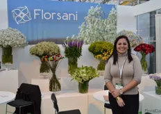 Beken Garcia of Florsani. Their Craspedia and Rainbow gypsophilas attracted the attention of many visitors.