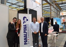 Manuel Urquijo, Sonia Kaufmann, Lodewijk van de Vosse and Claudio Bertogg of Panalpina.