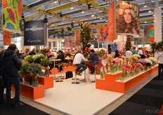 The large booth of Dümmen Orange.