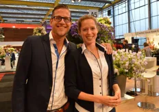Martine van Went and Arthur Kramer of Florist Breeding were also visiting the show.