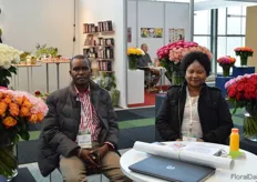 Simon Maera and Nancy Njenga of Credible Blooms.