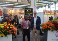 James Mwangi and Roberto Bonanno of The Flower Hub.