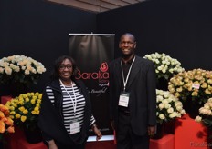 Lucy Yinda and Joram Kanyua of Baraka Roses.