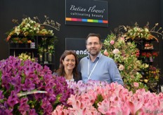 Rene Mulder and his wife, of Batian flowers and Upendo Flowers.