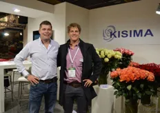 Guido Zwart and David le Roux of Mount Elgon, that is representing Kisima at the IFTF.