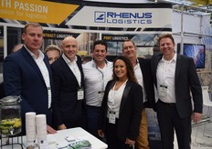 The teams of Rhenus Logisics and Copex, Boudewijn van der Veld, Brian Jansen, Robbin Bakker, Shyen Stolk, Peter van Tiel and Ferdi van Haaften