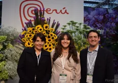 Giselle Carranza and Alfredo Letts with Roots Peru. Monica Pascual in the middle, of Trade Commision of Peru