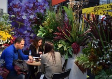 Rudolfo Bachmann, Sindy Jumeues and Alejaundra Torres of Peruplants