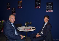 Frank van der Meer of Getru Logistics and Sebastián Merino of Inspiraterra