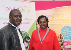 Lilian Maina and Chris Oludoh of Fairtrade Africa