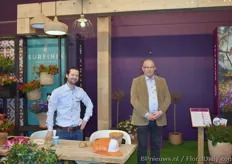 Erwin & Hans from MNP Flowers in their good looking stand.