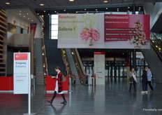 The entrance. This year, the floradecora is held in Galeria 1; the centre of Christmasworld.