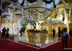 Lots of lights at Christmasworld.