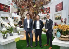 Marco Hendrics of Opti Flor, Mattijs Bodegom of Anthura and Mike Rijnsburger of Stolk were again, like last year, sharing a booth.