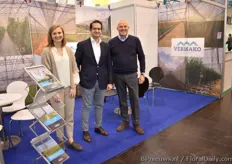 All the way from Iran was Ali Mohammadi (middle) with on his left Kim Maas and on his right Peter Wicke, presnting greenhouse manufacturer Vermako