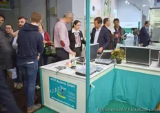 The well visited booth of Step Systems, showing various soil testing solutions