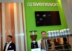 Ludvig Svensson is famous for screens and, last but not least, the trade fair barista