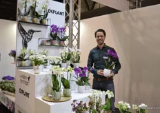 Thijs van der Valk of OKPlant. They are part of the Dutch growers association Addenda and due to their enthusiastic visit last year, OKPlant decided to promote their products with a booth this year. At the show, they promote their Little kolibri orchids and try to discover the demands and preferences of the Italian market.