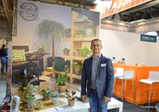 Richard Venema of Smit grows green plants and is exhibiting at the Myplant & Garden for the fist time. He is showcasing the novelties to find out the tastes of the Italian customer.