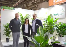 Christian Blom of Blom Kentia Planten and Patrick Zuidgeest of Bestplant with their Interpreter. They are exhibiting at the show for the second time.