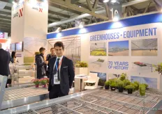 Vittorio Genuardi of Lucchini, one of the oldest greenhouse manufacturers in Italy. Last year, the company turned 70 and over the last 10-15 years, they increased their exports and almost half of their production is sold abroad.
