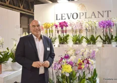 Mischa Groothuizen of Levoplant. This Dutch orchid grower is exhibiting at the Myplant & Garden for the fourth time and met many garden centers and florists.