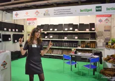 Arianna Modena of Energy Green, a company that represents Herkuplast and Fertil in Italy.