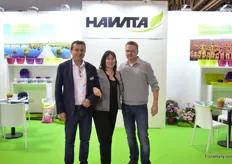 Marc Mewes, Rosa Zago Hartmann and Christian Papel of Hawita.