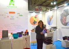 "Miriam Kolen of Desch Plantpak. This Dutch pot and container manufacturer is represented by Agrimedia for about 12 years now. She is very pleased with their sales over the last years. "Even thought the challenging years in Italy, economically speaking, we have had a very good year."