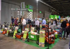 At Myplant & Garden, they present and promote the whole green industry through its eight macro sectors; nurseries, flowers, decoration, landscape, machinery, services, garden care and pots. On this picture the lawn mowers for the landscape sector.