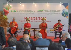 The opening ceremony of the first edition of the HortEx Vietnam, March 14th 2018-03-18