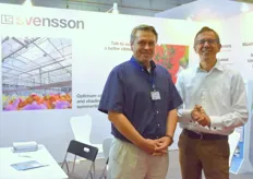 Kick Jansen of Luiten Greenhouses visited Hugo Plaisier of Svensson