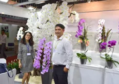 To Nhut Son of Taiwanese grower Okis & Phuong Krjystine Nguyen , CEO of florist Let Flower Talk