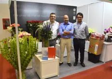 In the photo the representatives of Royal Flowers: Emile Dings, Gustavo Montejo & Adrian Montalvo, also representing FreshLink Cargo. The team was checking whether there are new markets to open here!