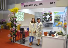Jasmine Huang & Ling Ling Chang of Chin Kuei Co, moulding injection company from Taiwan
