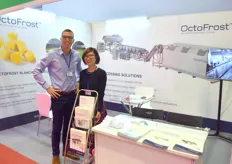 Marcel Kloesmeyer & Tanya of Octofrost, offering processing solutions