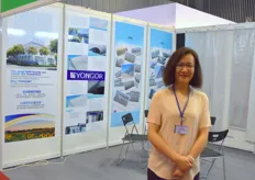 Zoe Zhang of Yongor, manufacturer of shading screen & net