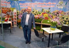 Mel Flora, a Ukrainian company importing starting material for the local market. On the photo Evgenyi Gorishnyi