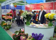 Jaco Lenten and Martin Butter of long-term young plant supplier Greneth Young Plant, sharing a booth with Dutch exporter Amsonia
