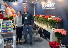 Also present: De Ruiter, one of the world's leading rose breeders. On the photo Arjen Vlasman and translator Maria