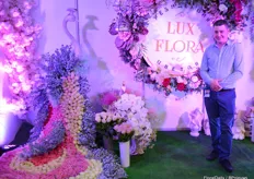 Lux Flora, at the fair represented by Gregori, imports any type of flower and plant out of the regular assortment