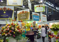 Partners of Flower Circus, providing flowers and leavy green to the 'flower-acrobats'